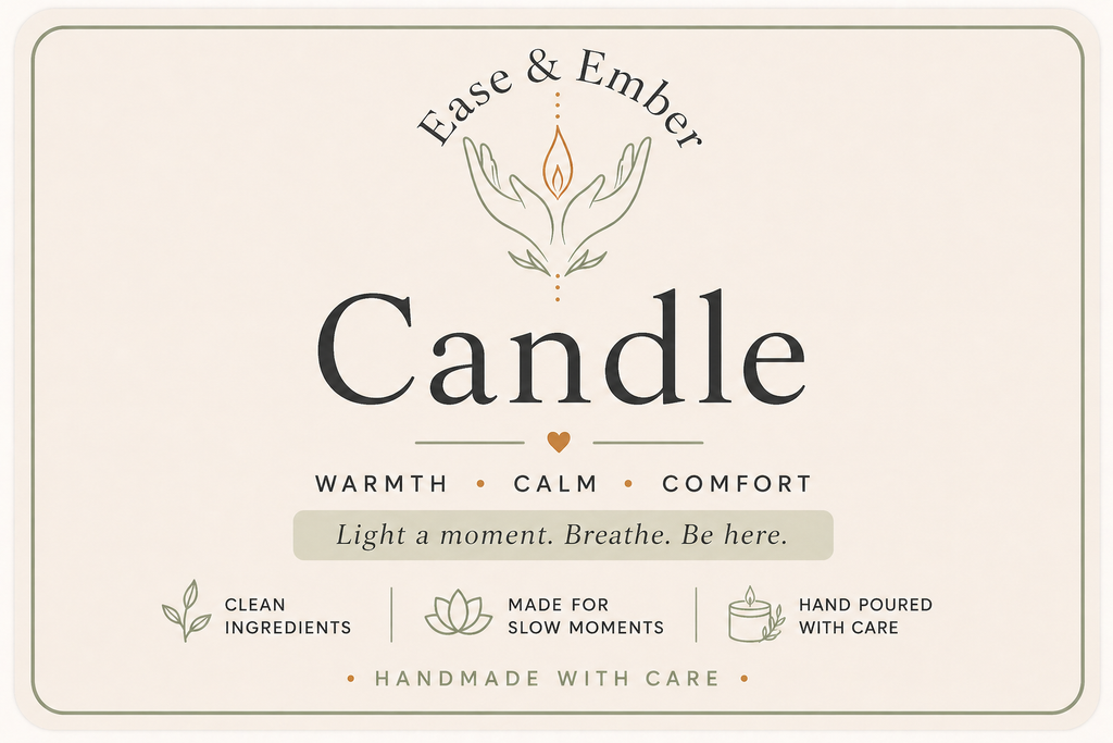 Lavender-and-Sandalwood Scented Candle