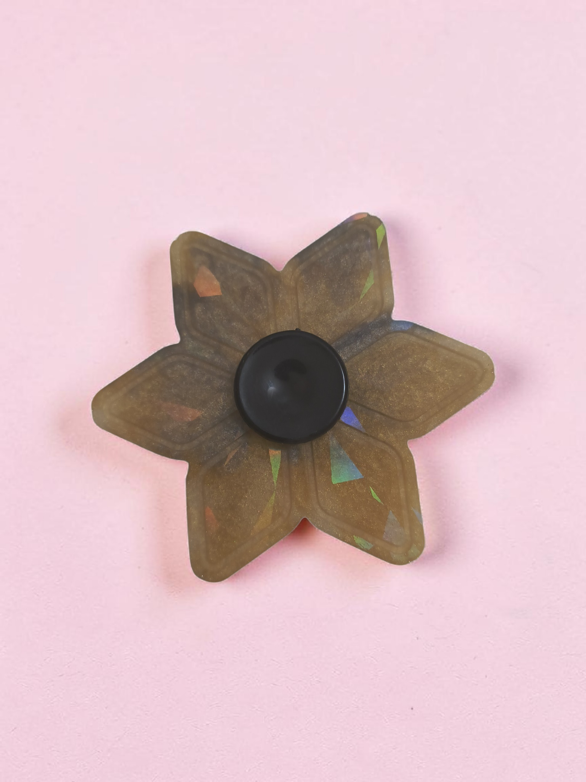 Gold Holographic Fidget Spinner