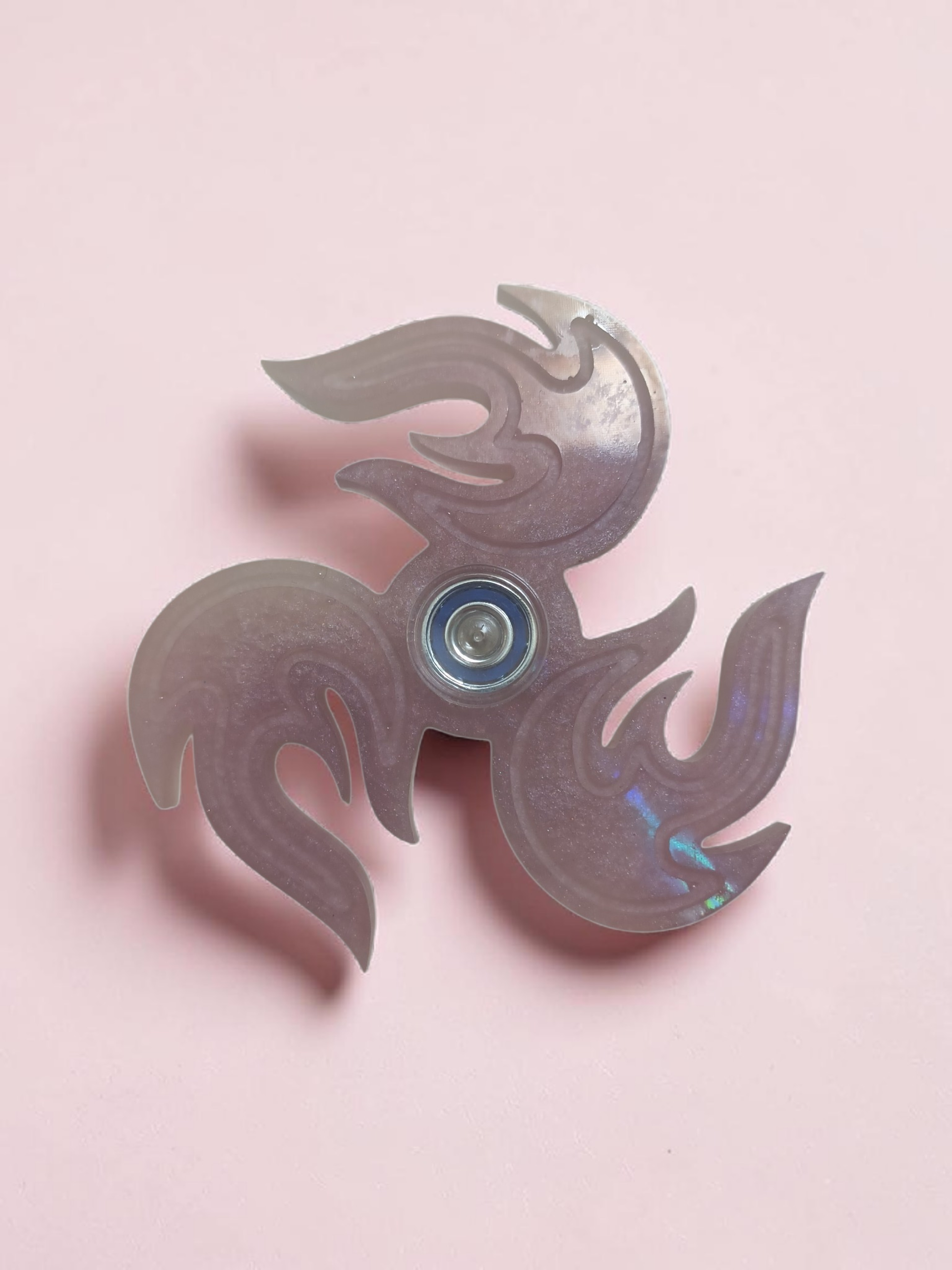 Pink Holographic Fidget Spinner