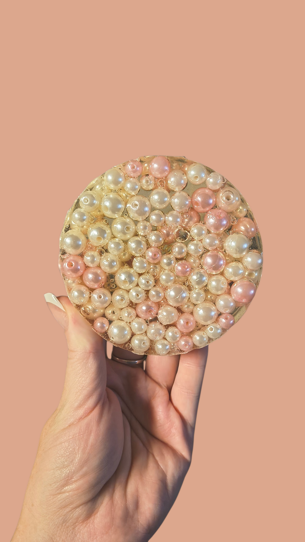 Blush Pearl Sensory Pad for ADHD and Stress Relief