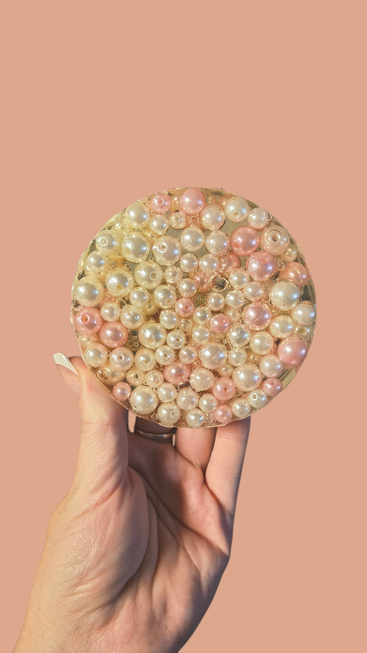 Blush Pearl Sensory Pad for ADHD and Stress Relief