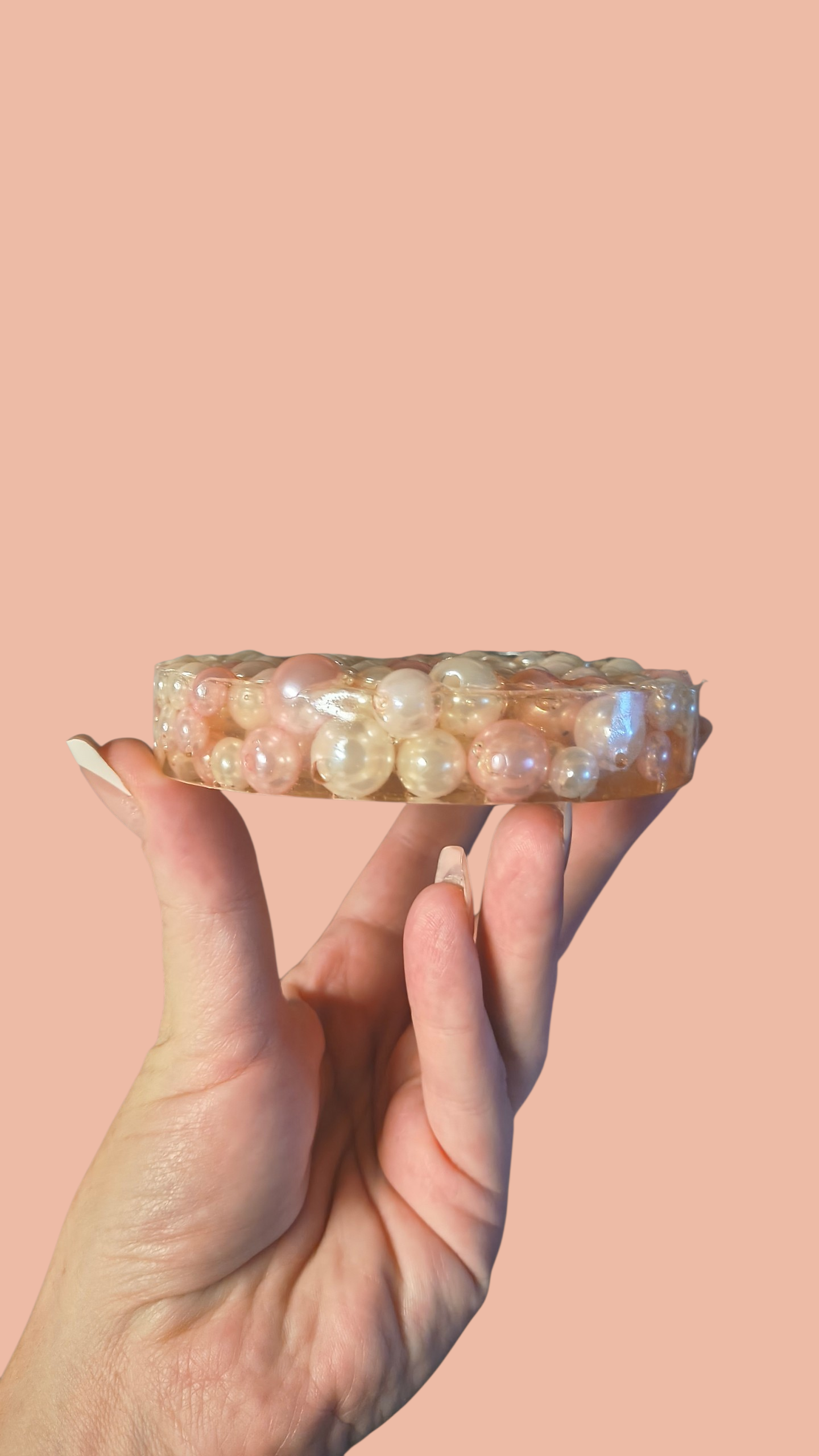 Blush Pearl Sensory Pad for ADHD and Stress Relief