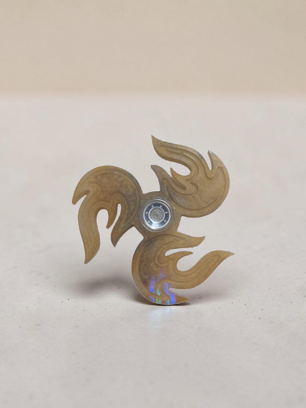 Gold Holographic Fidget Spinner
